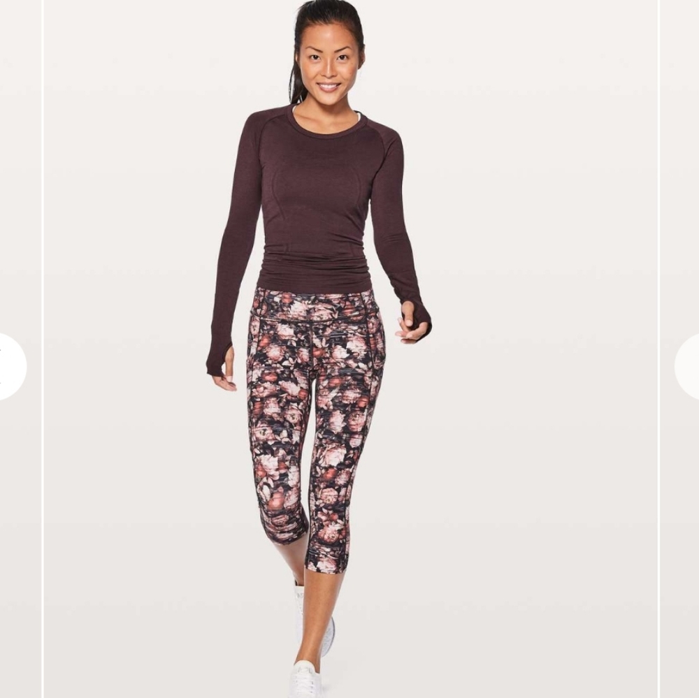 Lululemon fast & free crop II